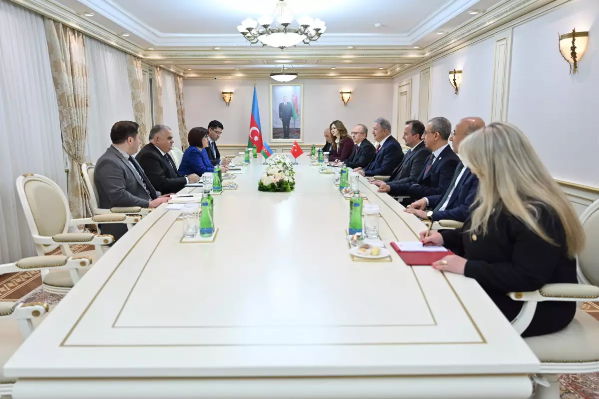 Milli Məclisin sədri Hulusi Akar ilə görüşüb