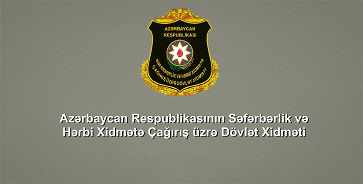 34 Səfərbərlik Xidməti əməkdaşı korrupsiyaya görə ifşa edildi