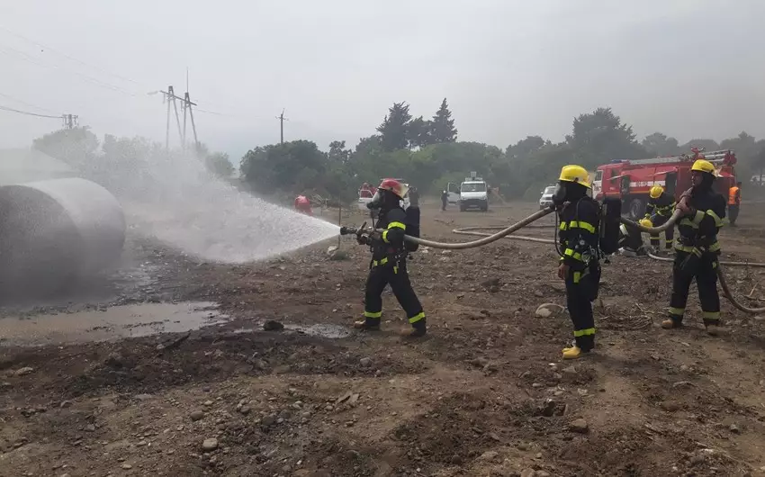 FHN-in Cənub Regional Mərkəzi kompleks mülki müdafiə təlimi keçirib