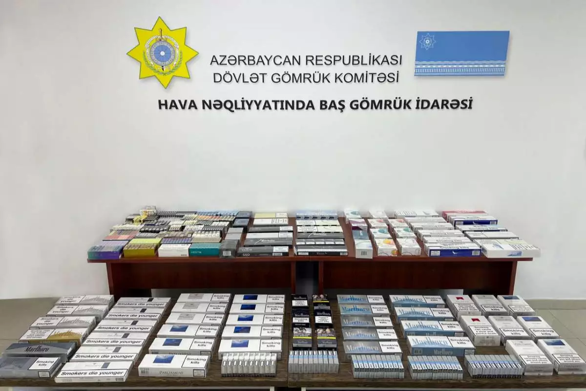 Külli miqdarda aksiz markasız siqaret aşkar edilib - FOTO