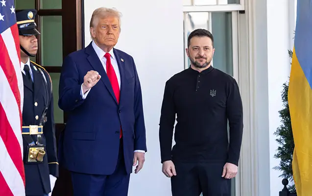 Trampla Zelenski görüşdü