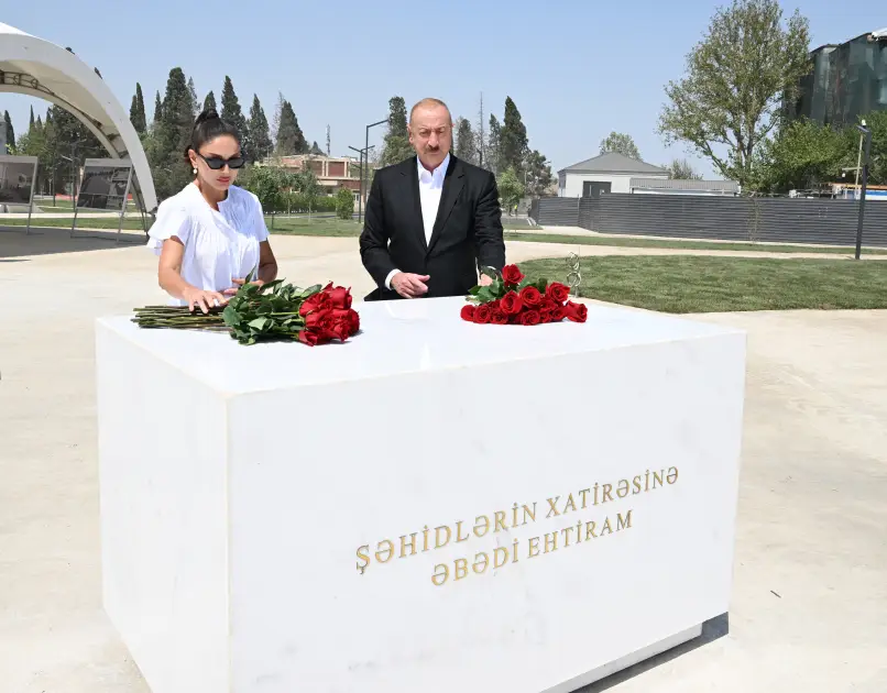 Gәncә Memorial Kompleksində görülən işlərlə tanışlıq olub - YENİLƏNİB