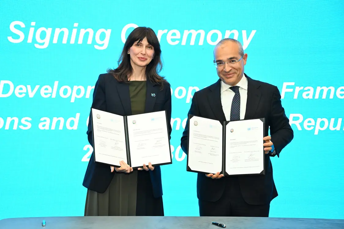 Azərbaycanla BMT arasında Dayanıqlı İnkişaf üzrə Əməkdaşlığa dair Çərçivə Sənədi imzalanıb