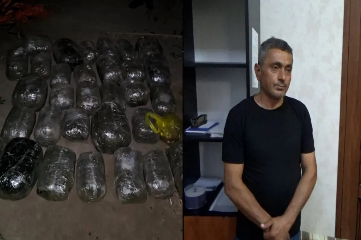 Pirallahıda keçirilən əməliyyatda 42 kq narkotik aşkarlanıb