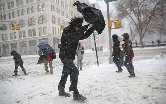 Azərbaycanda güclü külək və çovğun davam edir
