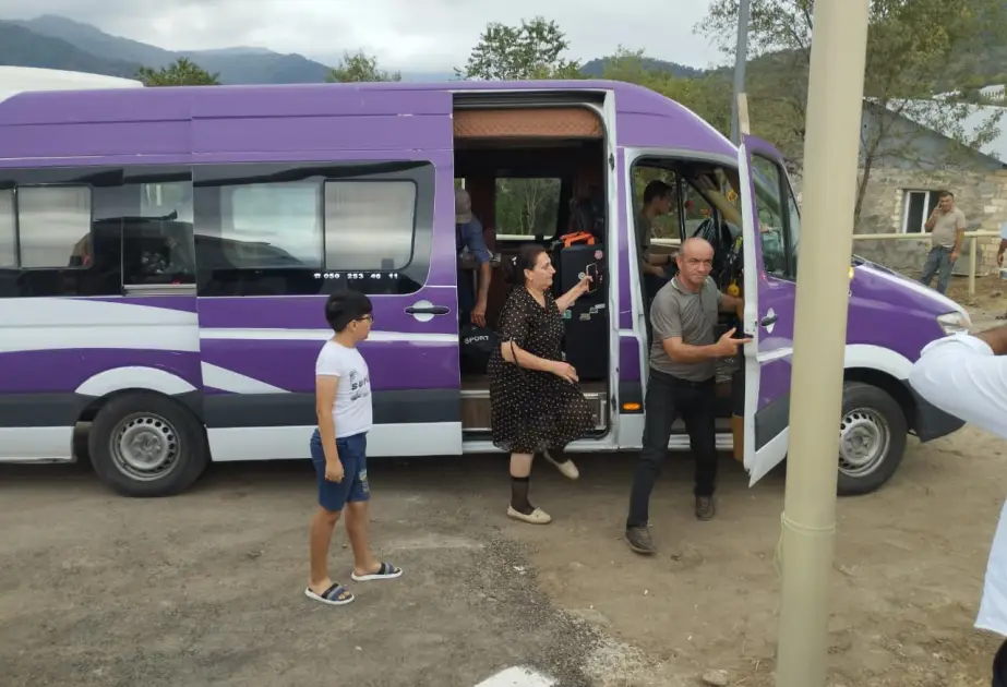 Ağdərənin Kolatağ kəndi ilk sakinlərini qarşılayıb