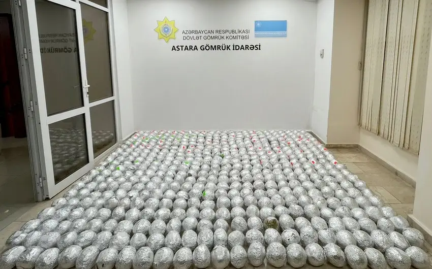 Azərbaycan gömrükçüləri 152 kiloqramdan artıq marixuana aşkar edib