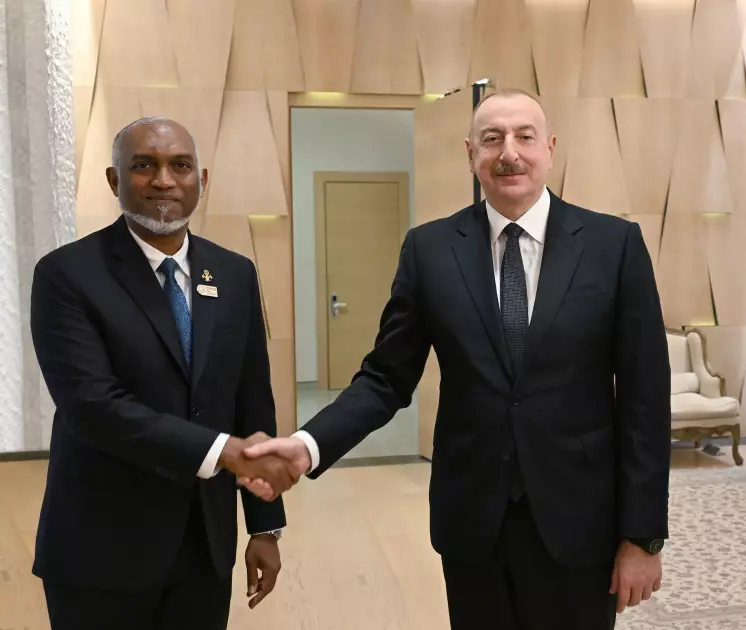 İlham Əliyev Maldiv Prezidenti ilə görüşüb - YENİLƏNİB