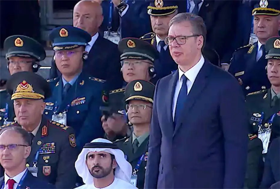 Baş Qərargah rəisi Belqradda keçirilən hərbi paradda iştirak edib