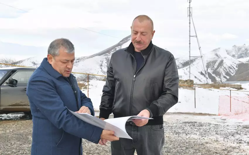 Prezident İlham Əliyev Şuşa rayonunun Turşsu qəsəbəsində olub - YENİLƏNİB