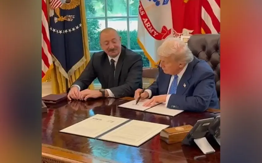 Vaşinqtonda Azərbaycan Respublikası Hökuməti ilə Amerika Birləşmiş Ştatları Hökuməti arasında Anlaşma Memorandumu imzalanıb