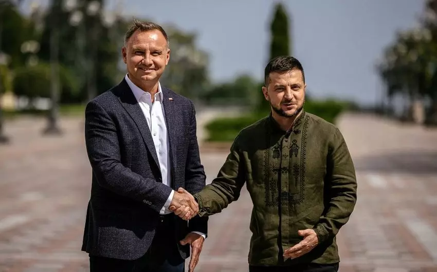 Polşa Prezidenti Kiyevə səfər edib