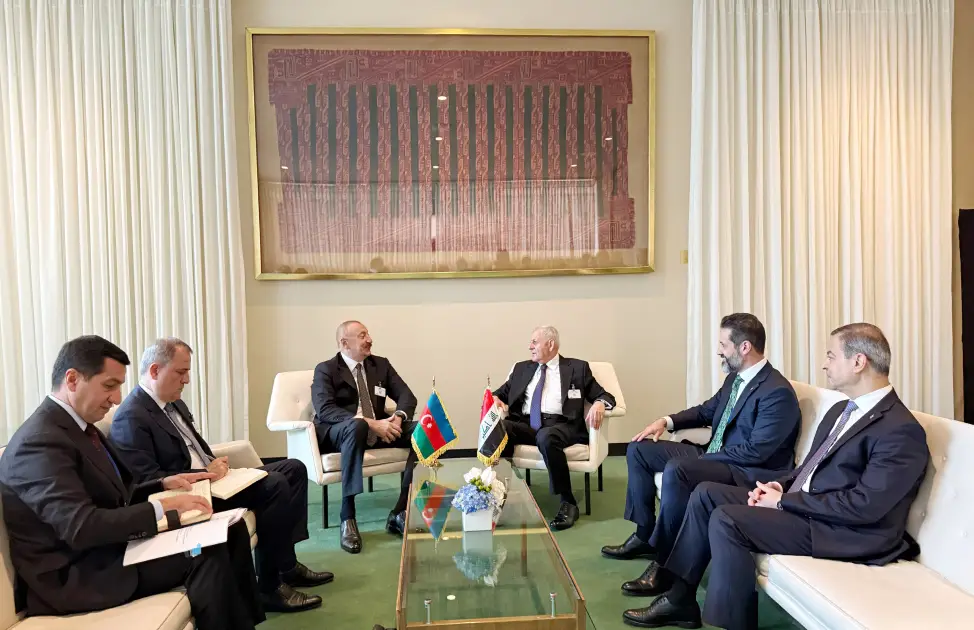 İlham Əliyev Əbdüllətif Camal Rəşid ilə görüşüb - FOTOLAR