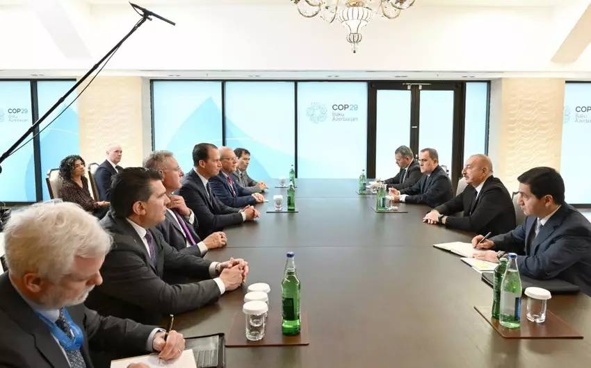 Prezident Avqust Pflügerin başçılıq etdiyi nümayəndə heyəti ilə görüşüb - YENİLƏNİB