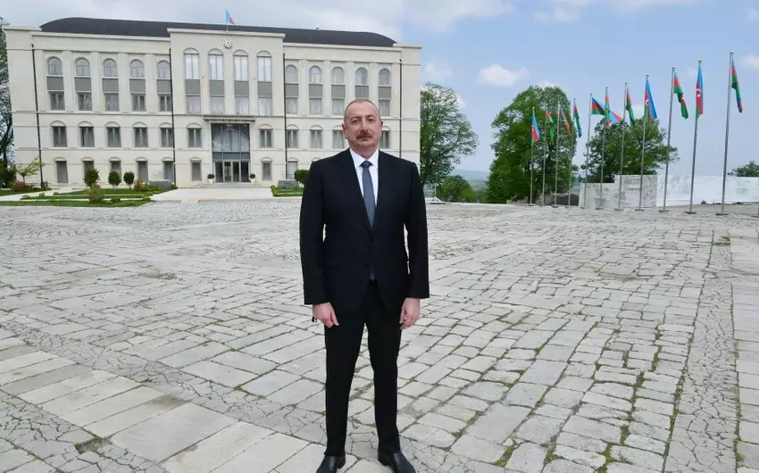 İlham Əliyev: "2020-ci il 8 noyabr tarixi - Tapşırıq yerinə yetirildi"