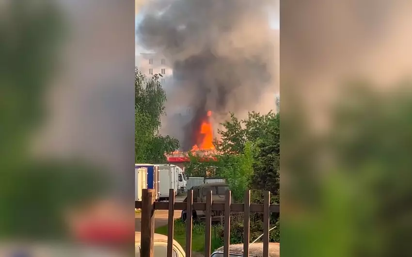 Rusiyada azərbaycanlılara məxsus restoran yanıb