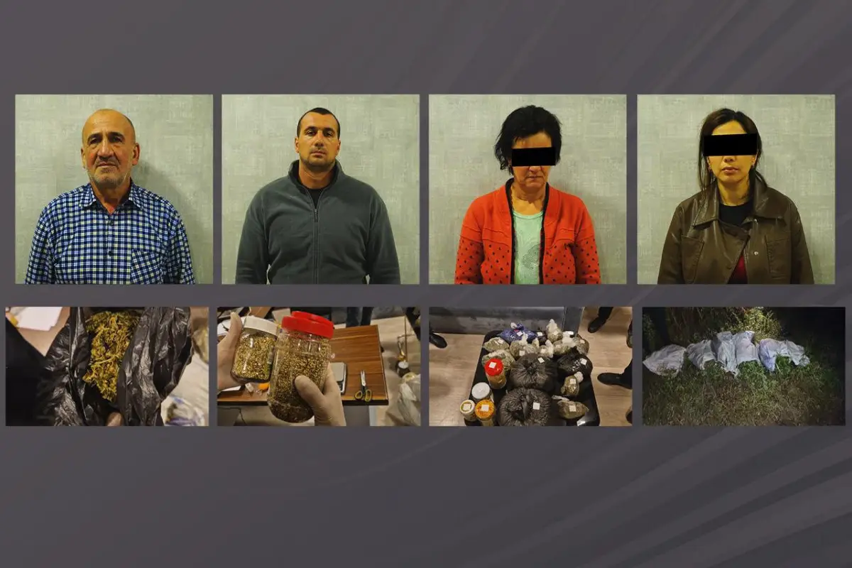 Narkotiklərin satışı ilə məşğul olan bir ailənin üzvləri saxlanılıb