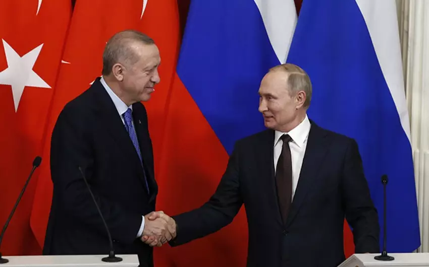 Putin Ərdoğanla görüşüb