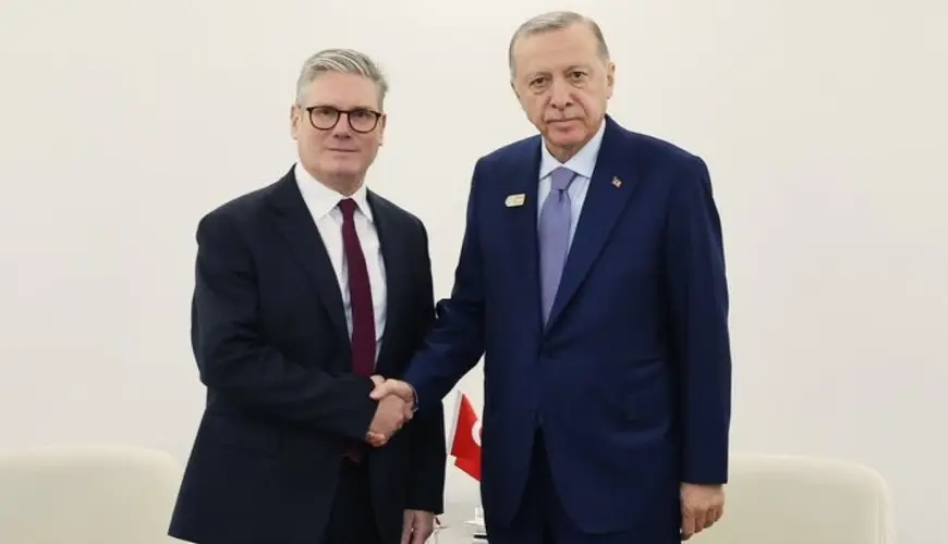 Ərdoğan Britaniyanın Baş naziri ilə görüşdü