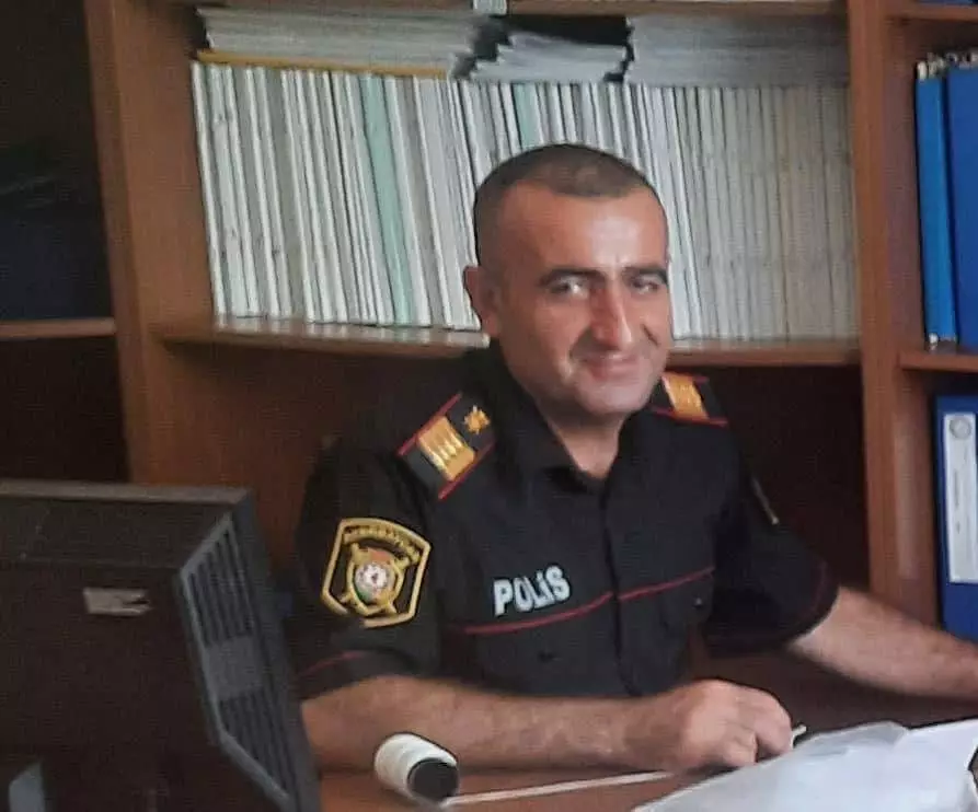 Naxçıvanda göldə boğulan uşağı xilas edən polis serjantı təltif edilib