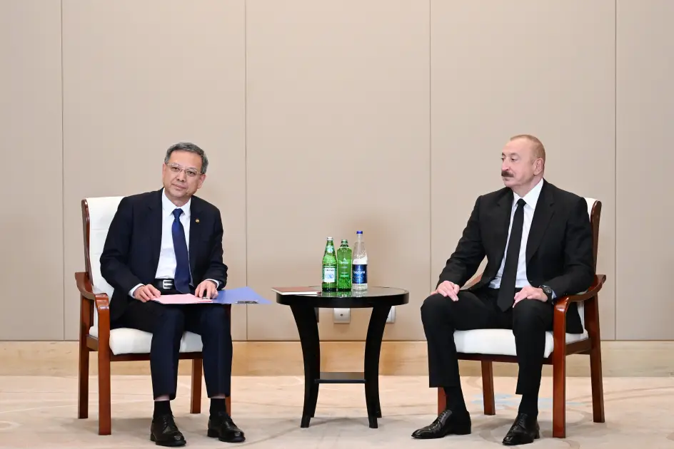 Prezident Çində görüşlər keçirdi - FOTOLAR - YENİLƏNİB