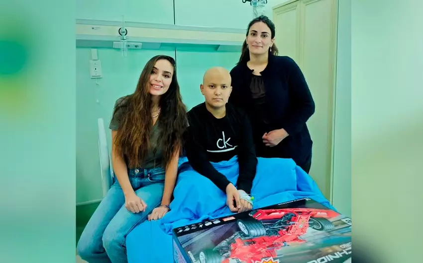 Leyla Əliyeva Uşaq Onkologiya Klinikasında olub
