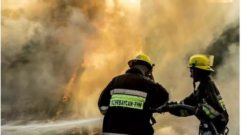 Siyəzəndə sex yanıb