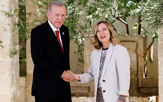 Ərdoğan Meloni ilə görüşəcək
