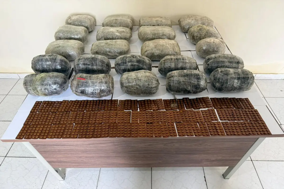 İrandan Azərbaycana PUA ilə narkotik keçirilməsinin qarşısı alınıb - FOTO