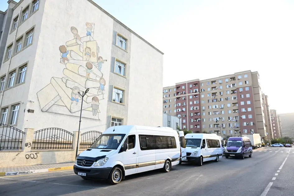 Ağdam rayonunun Xıdırlı kəndinə növbəti köç karvanı yola salınıb