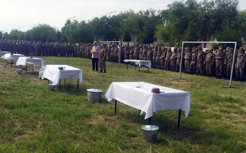 Azərbaycan Ordusunda Qurban bayramı münasibətilə tədbirlər keçirilib