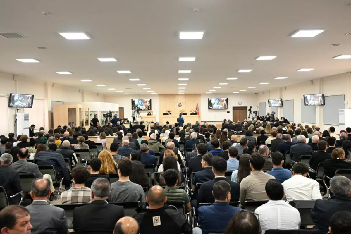 Məhkəmədə Kəlbəcərin Ermənistan tərəfindən işğal olunmasını əks etdirən videomaterial nümayiş etdirilib