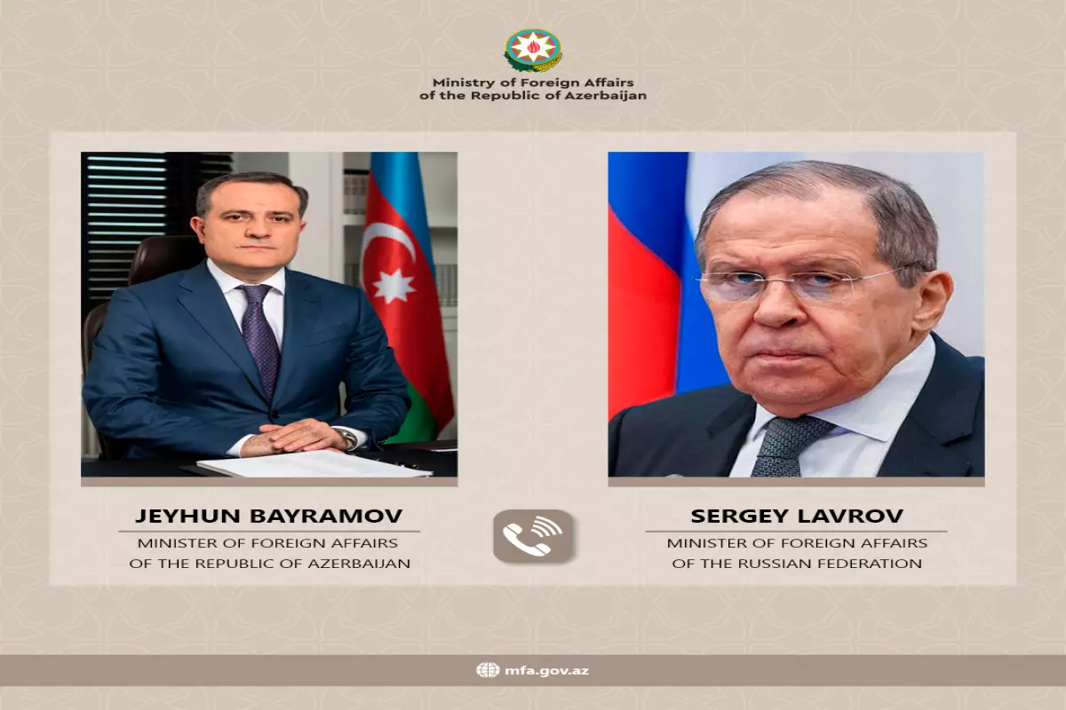 Ceyhun Bayramovla Lavrov arasında telefon danışığı olub - YENİLƏNİB