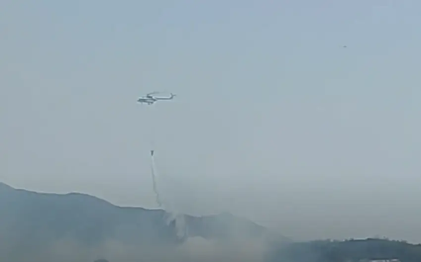 Xocavənd və Ağdərədə baş verən yanğınların söndürülməsinə aviasiya cəlb olunub