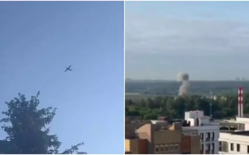 Moskvaya PUA-lar ilə hücum edilib