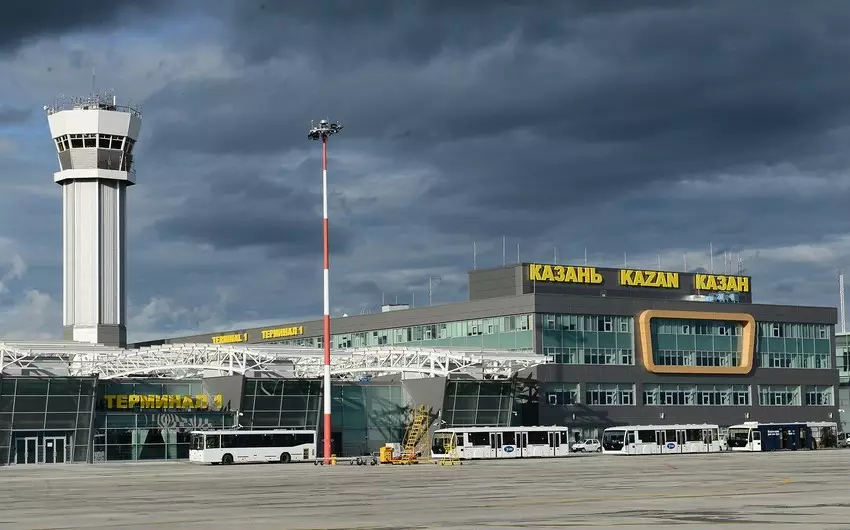 Kazan aeroportunda məhdudiyyətlər səbəbindən reyslər təxirə salınıb
