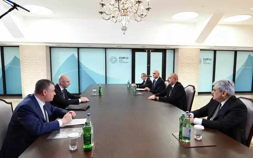 Prezident rusiyalı nümayəndələrlə görüşüb - YENİLƏNİB