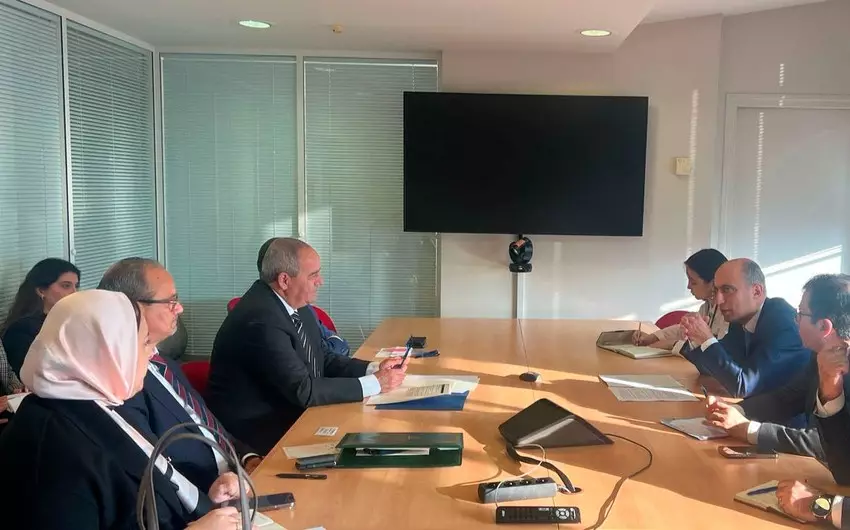 Emin Əmrullayev Parisdə bir sıra görüşlər keçirib