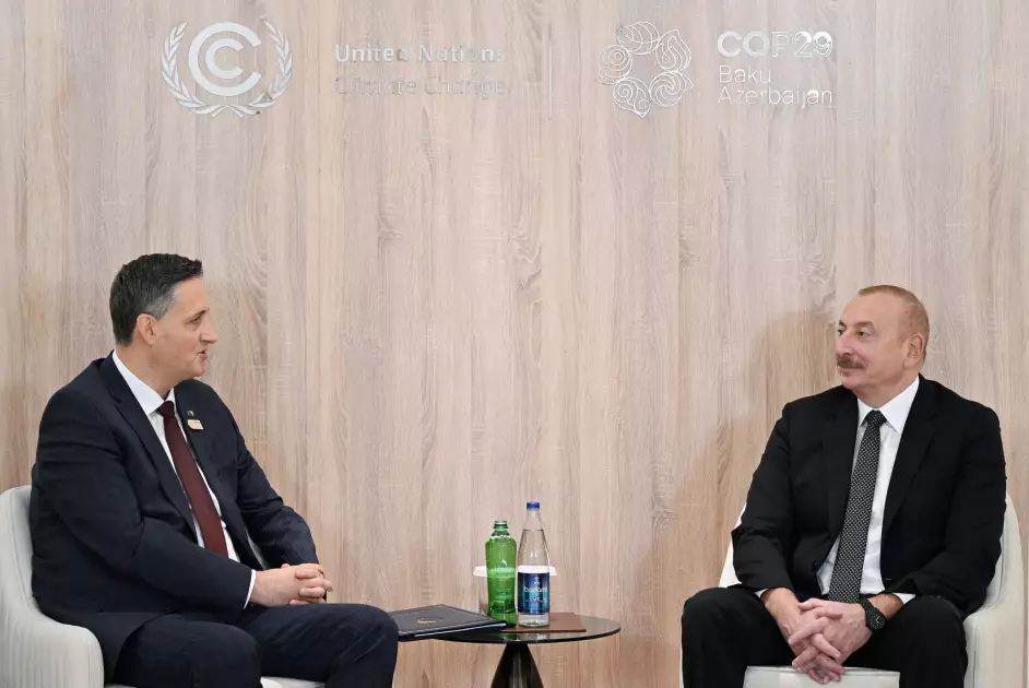 Prezident Bosniyalı rəsmilərlə görüşüb - YENİLƏNİB