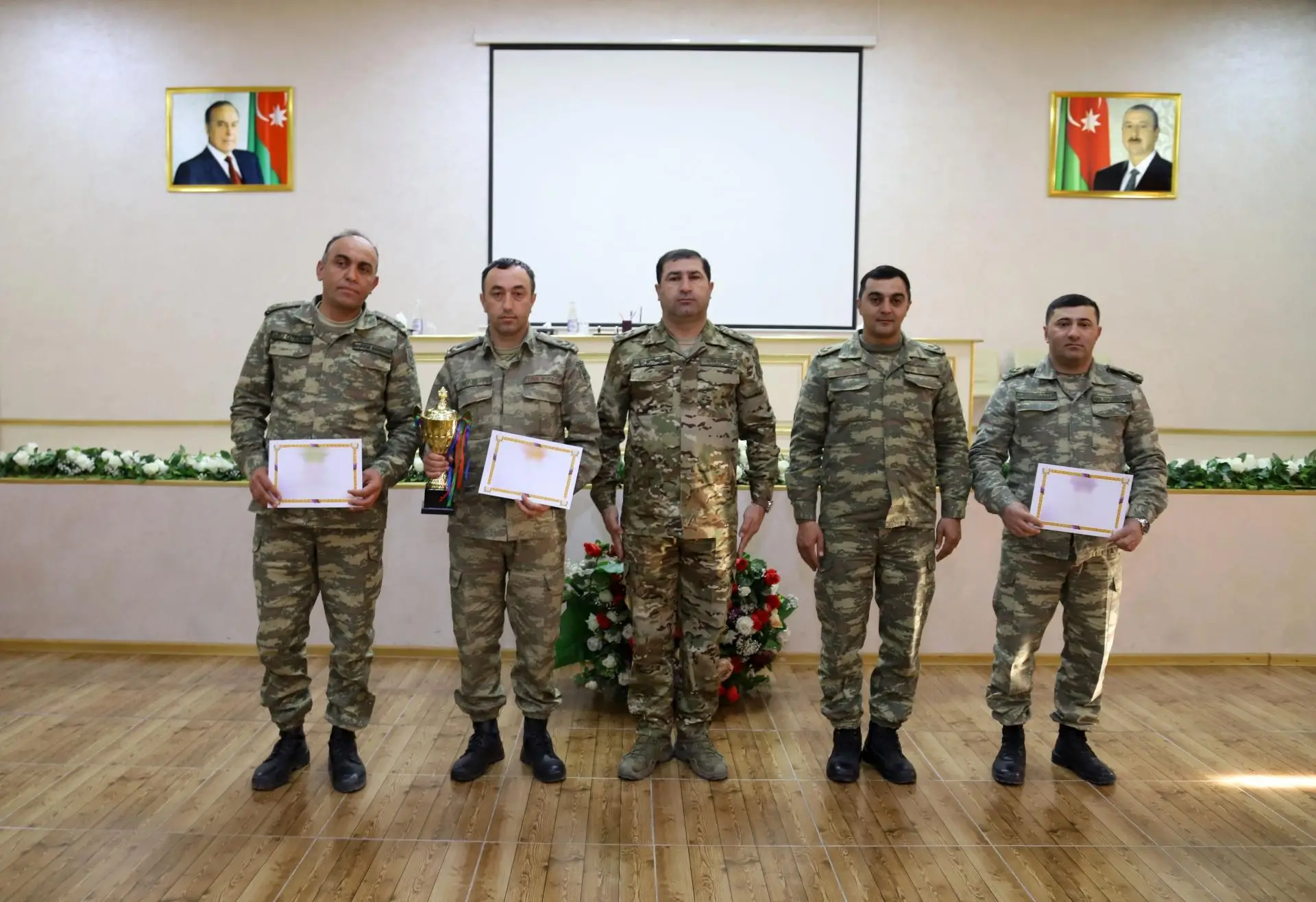 Quru Qoşunlarında hərbiləşdirilmiş kros birinciliyi keçirilib