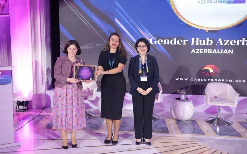 Gender Hub Azərbaycan təşkilatı CAREC Gender Bərabərliyi mükafatının qalibi olub