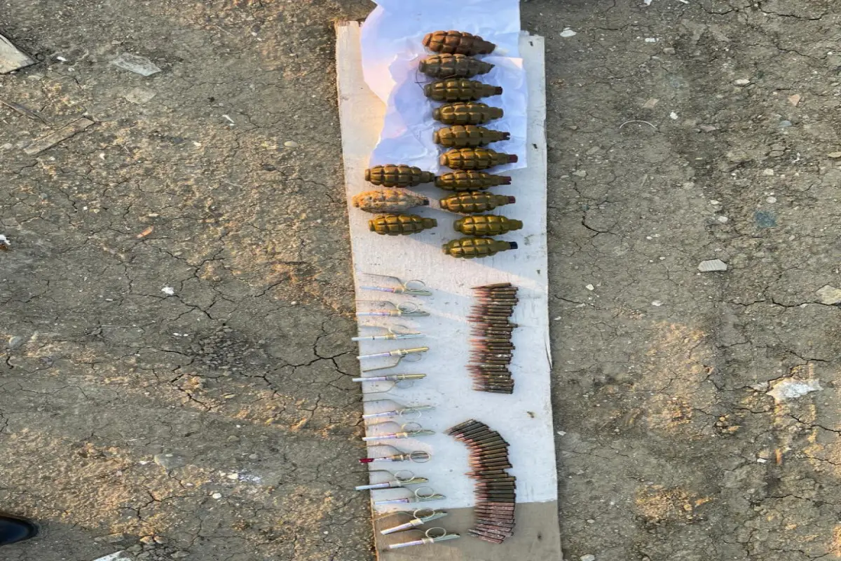 Abşeronda silah-sursat tapılıb - VİDEO