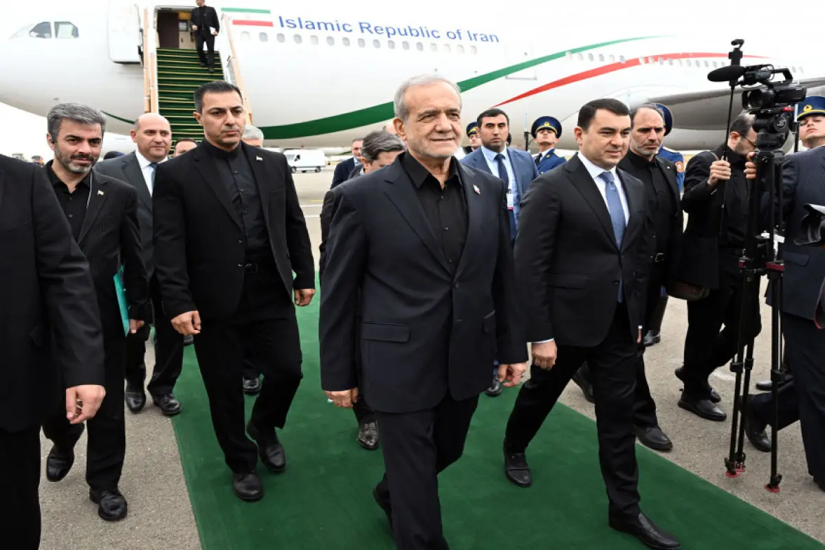 Pezeşkian Azərbaycana səfərə gəlib - YENİLƏNİB