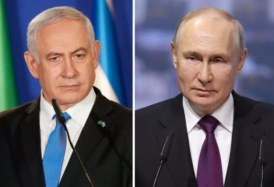 İsrailin Baş naziri ilə Rusiya Prezidenti arasında telefon danışığı olub