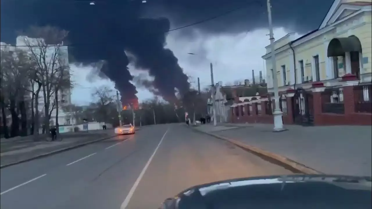 Odessada taxıl terminalı vurulub