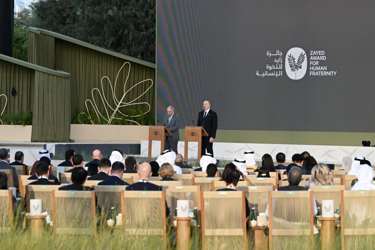 Pashinyan: Zayed Award belongs to every Azerbaijani and Armenian