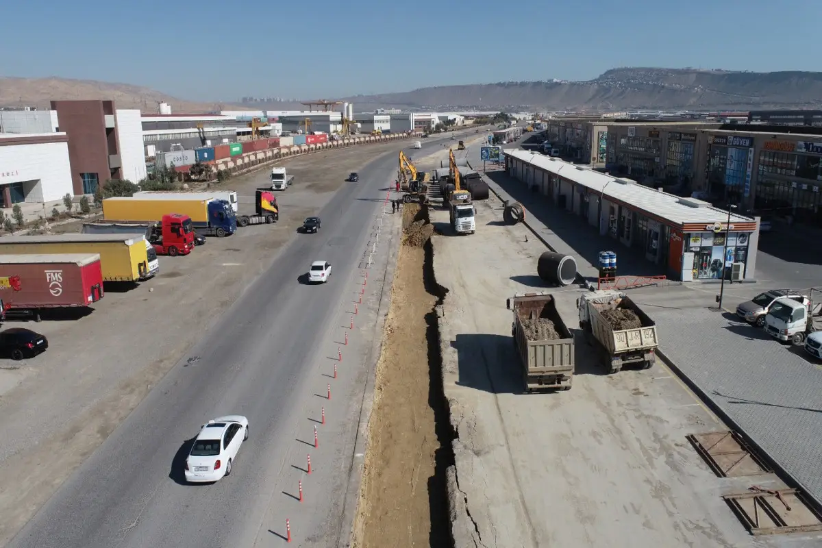 Lökbatanda 23 kilometrlik kollektor və sutəmizləyici qurğu tikilir