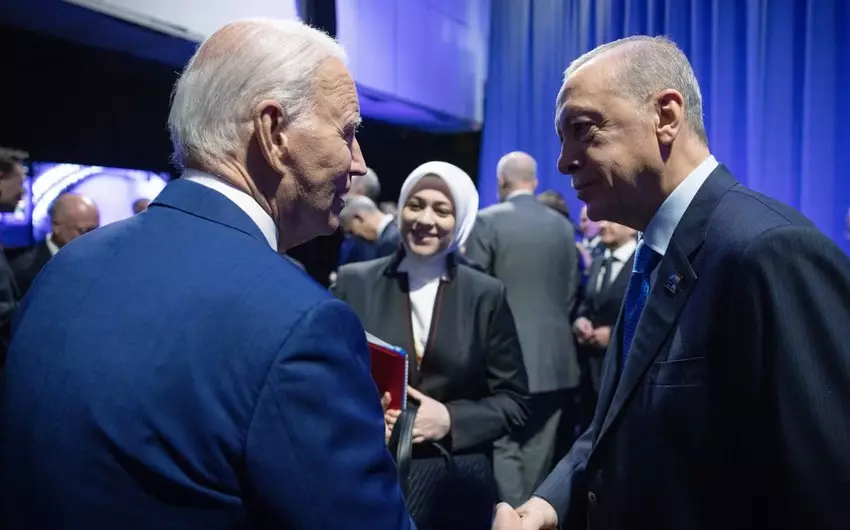 Ərdoğan ABŞ Prezidenti ilə görüşüb