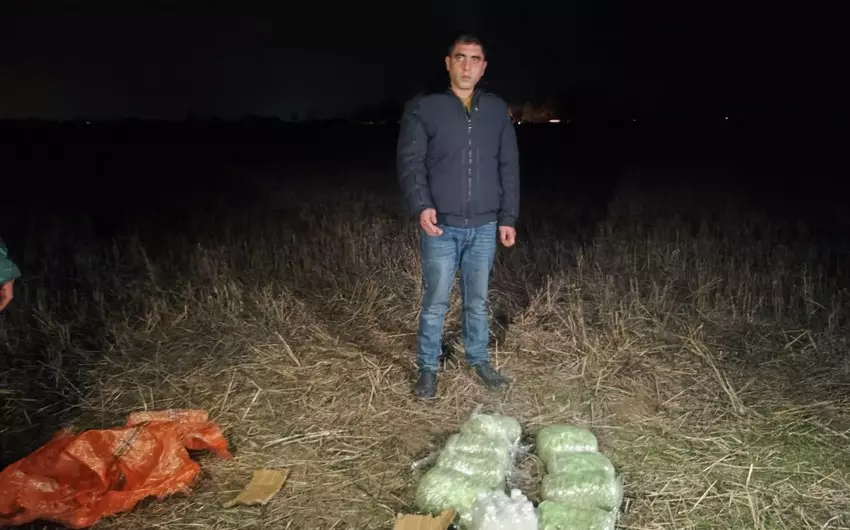 İrandan Azərbaycana 22 kiloqram narkotik vasitənin keçirilməsinin qarşısı alınıb