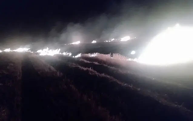 Ağdamda yanğın törədən şəxs saxlanıldı